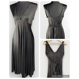 VTG Georgiou Studio Babydoll Dress Small Designer LBD 80s 90s Witchy Goth Grunge